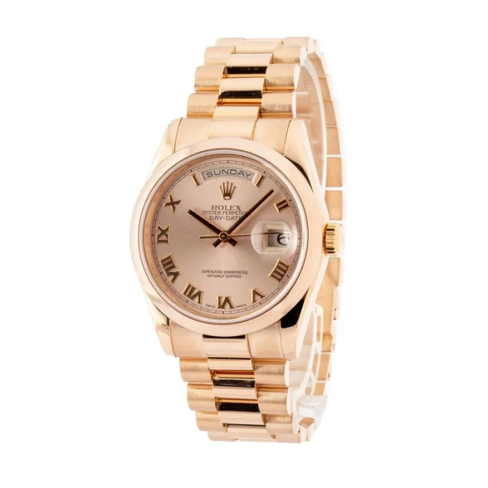 Rolex Day-Date 118205 18k Rose Gold