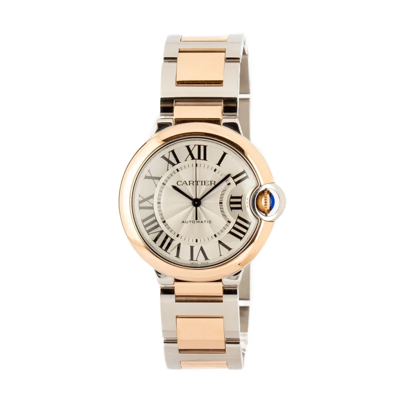 Cartier Ballon Bleu Steel 18k Rose Gold