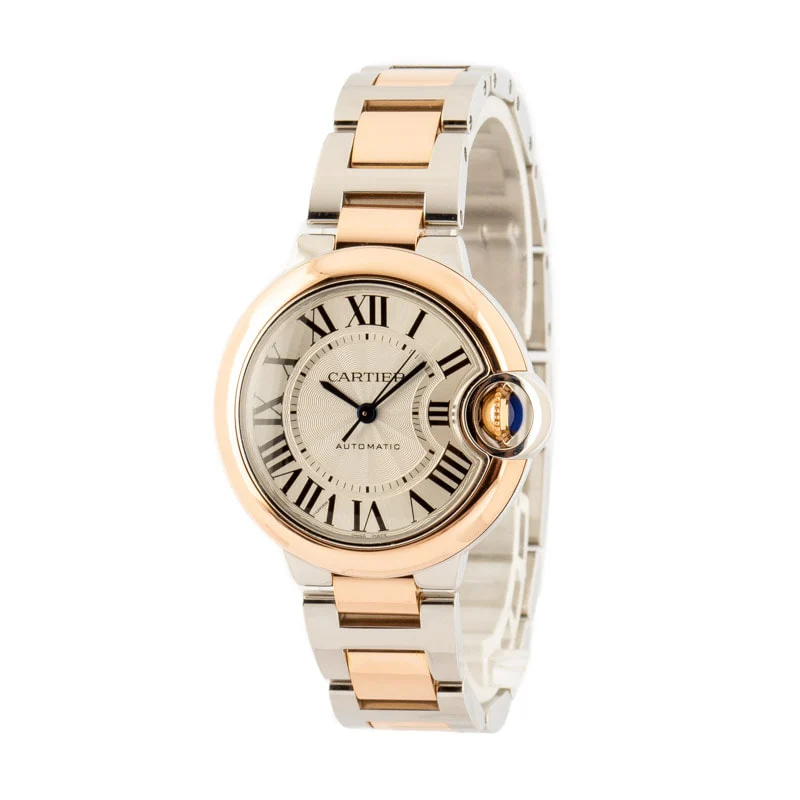 Cartier Ballon Bleu Steel & Rose Gold