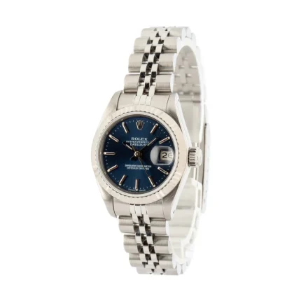 The Ladies Rolex Datejust 69174 Blue