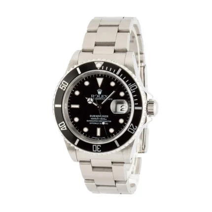 Pre-Owned Rolex Submariner 16610 Black Dial