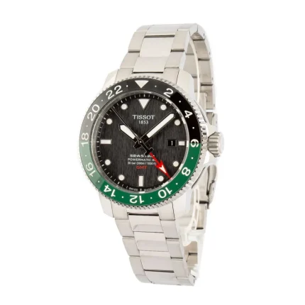 Tissot Seastar 1000 Powermatic 80 GMT Green & Black Bezel