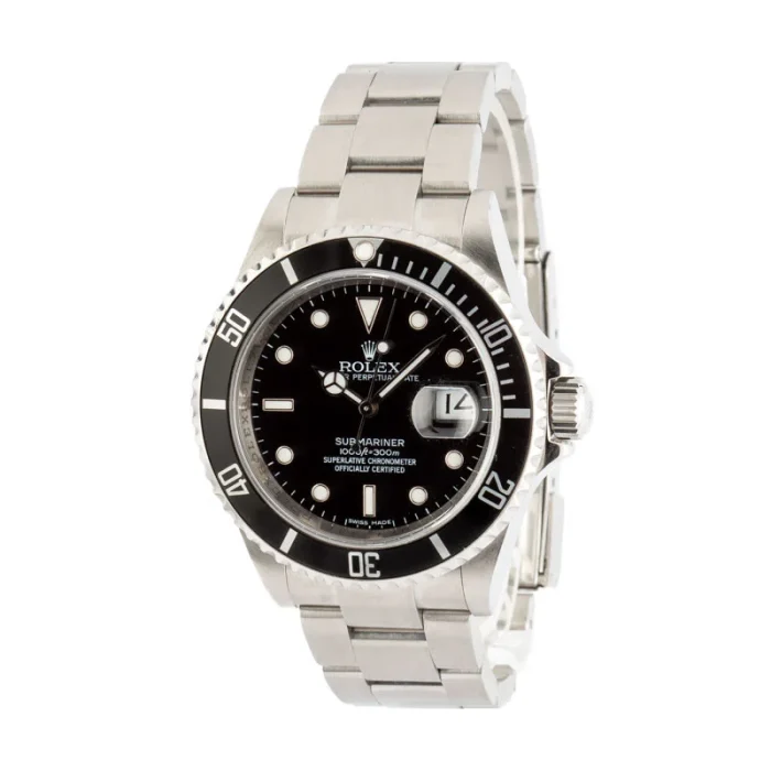 Used Rolex Submariner 16610T Black Dial